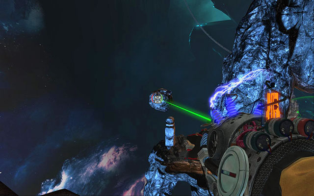 The first one, is an orbiting asteroid - Cthulhu Rising - Walkthrough - Act III - Magrunner: Dark Pulse - Game Guide and Walkthrough