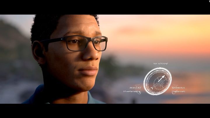 During the conversation with your brother, you will have to choose the first dialog option - The Duke | The Dark Pictures Man of Medan Walkthrough - Walkthrough - The Dark Pictures Man of Medan Guide