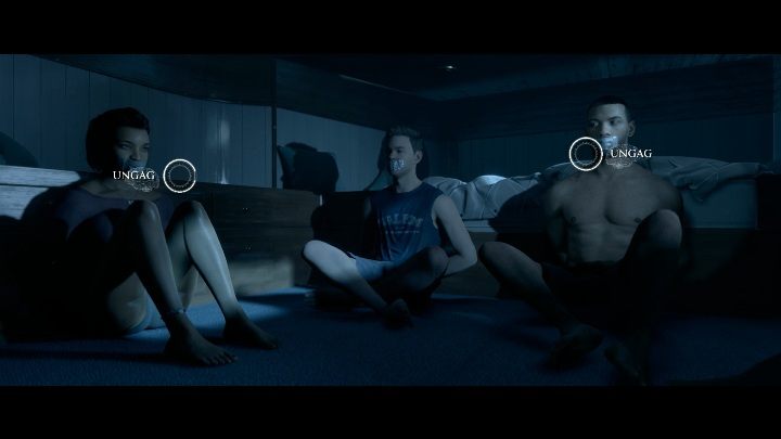 Once the fishermen come out of the room, you can start releasing heroes - Intrusion and Storm | The Dark Pictures Man of Medan Walkthrough - Walkthrough - The Dark Pictures Man of Medan Guide