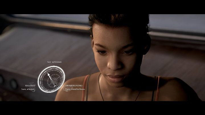 Youll start playing as Fliss by listening to the lousy Conrads pickup lines - Wreck | The Dark Pictures Man of Medan Walkthrough - Walkthrough - The Dark Pictures Man of Medan Guide