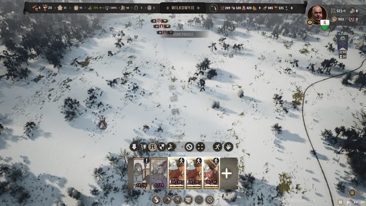 When selecting a unit, you will see several buttons at the bottom of the screen - Manor Lords: How to lead an army? - FAQ - Manor Lords Guide