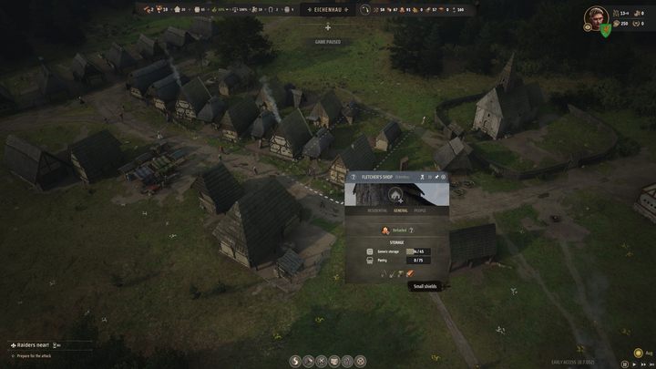 Reduces damage from attacks, but only works when the unit's shields are turned towards the attacker - Manor Lords: What are unit statistics and effectiveness? - FAQ - Manor Lords Guide