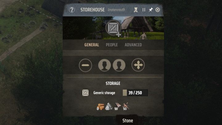 As with other buildings, a family must be assigned to them in order for the granary and storehouse to fulfill their role - Manor Lords: What to do with exposed goods? - FAQ - Manor Lords Guide