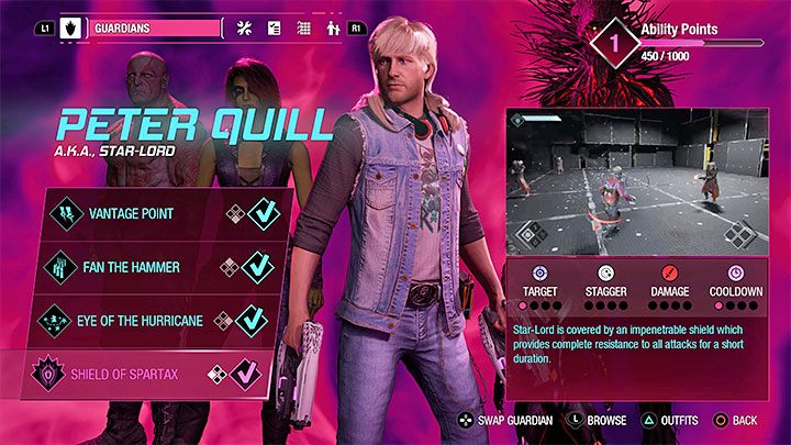 You can command the Guardians of the Galaxy by manually activating their abilities - Guardians of the Galaxy: Combat and commanding the team - Basics - Guardians of the Galaxy Guide