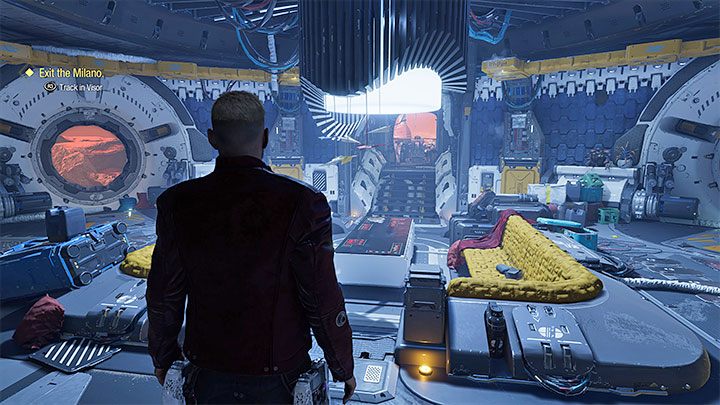 You can move freely aboard the ship in between subsequent expeditions, so at the beginning of specific chapters of the game - Guardians of the Galaxy: The Ship Milano - Basics - Guardians of the Galaxy Guide