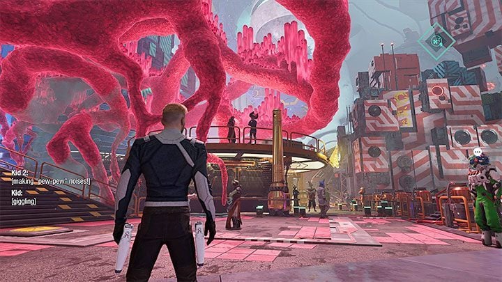 The next public area you must go through is the one with the Spirit Tree - Guardians of the Galaxy: Chapter 6 - walkthrough - Walkthrough - Guardians of the Galaxy Guide