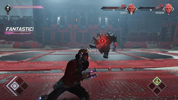 The most important premise of this battle is that brothers can only be attacked when they are far apart - Guardians of the Galaxy: Chapter 6 - walkthrough - Walkthrough - Guardians of the Galaxy Guide