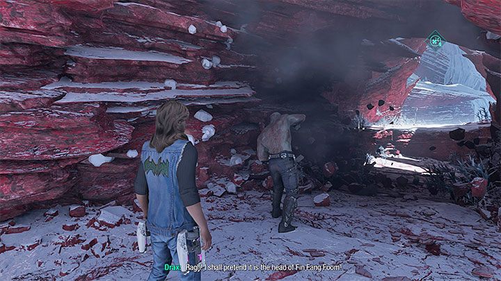The initial stage of the journey is easy, but beware of falling rocks - Guardians of the Galaxy: Chapter 13 - walkthrough, solution - Walkthrough - Guardians of the Galaxy Guide