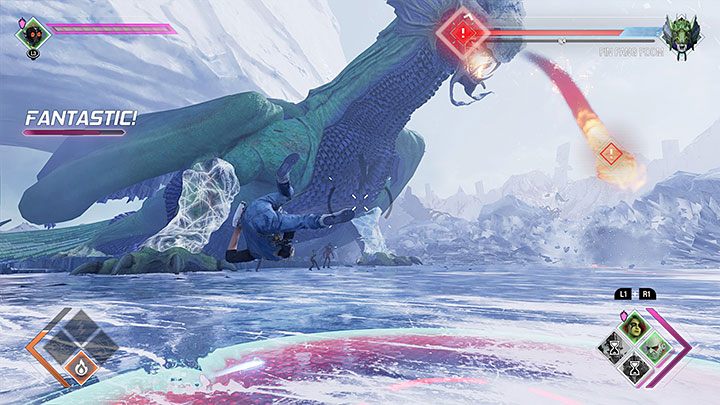 Of course, the boss won't remain idle waiting for your attacks - Guardians of the Galaxy: Fin Fang Foom - how to defeat? - Bosses - Guardians of the Galaxy Guide