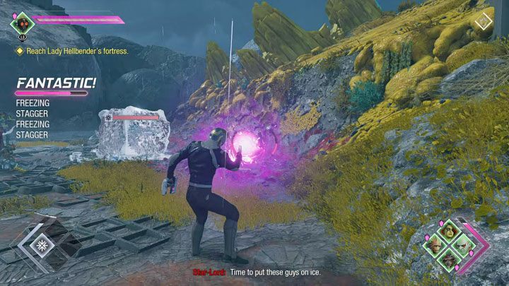 Once the Stagger Bar is full, you can try to activate the Charged Shot - Guardians of the Galaxy: Set em Up, Knock em Down trophy - Trophy Guide - Guardians of the Galaxy Guide