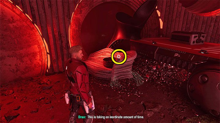 This is one of the two secrets found in the treasury - Guardians of the Galaxy: Chapter 4 (selling Rocket) - secrets/collectibles, list - Secrets and Finds - Guardians of the Galaxy Guide