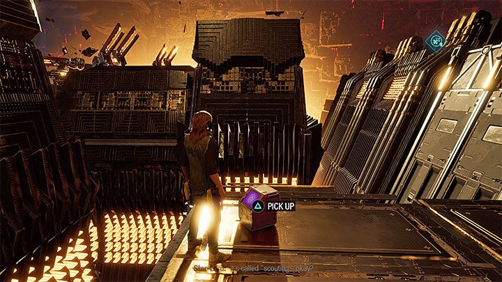 After landing, turn right again - Guardians of the Galaxy: Chapter 14 - all secrets/collectibles, list - Secrets and Finds - Guardians of the Galaxy Guide