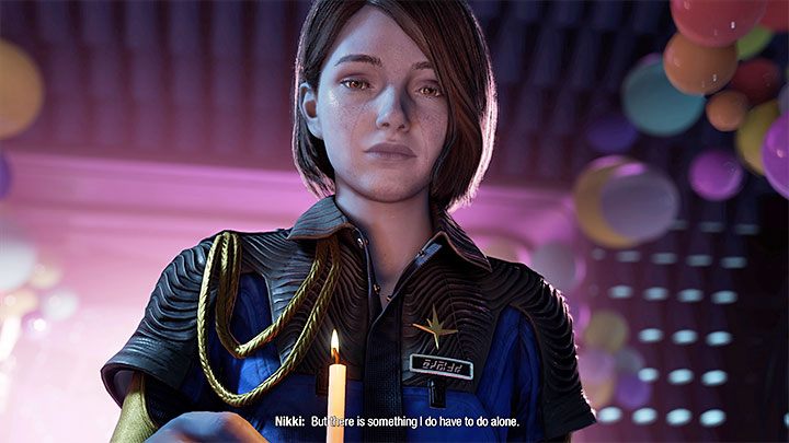 If you pass this scene correctly, you will see a cut-scene from Nikki's "liberation" and advance to the next part of Chapter 15 (boss fight) - Guardians of the Galaxy: Important choices - Chapter 15 - Important choices - Guardians of the Galaxy Guide