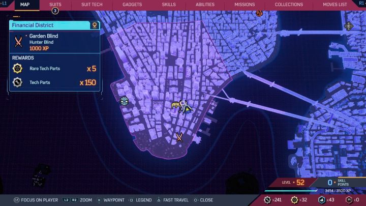 8 - Spider-Man 2: All Hunter Blind and Hunter Base Locations - Secrets and Collectibles - Spider Man 2 Guide