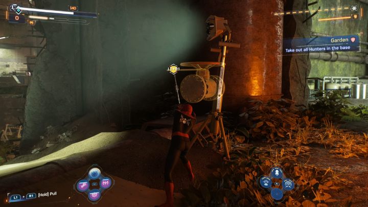 Find all 2 Hunter Blinds in this district to discover the location of their base - Spider-Man 2: All Hunter Blind and Hunter Base Locations - Secrets and Collectibles - Spider Man 2 Guide