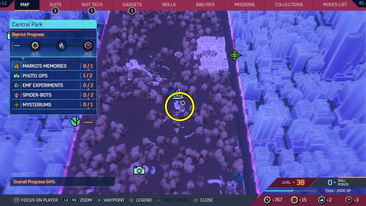 8 - Spider-Man 2: All Spider-bot locations - Secrets and Collectibles - Spider Man 2 Guide