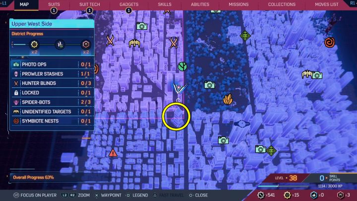 12 - Spider-Man 2: All Spider-bot locations - Secrets and Collectibles - Spider Man 2 Guide
