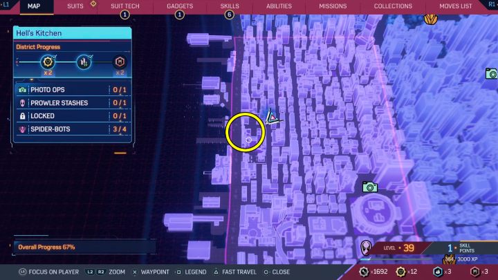 13 - Spider-Man 2: All Spider-bot locations - Secrets and Collectibles - Spider Man 2 Guide