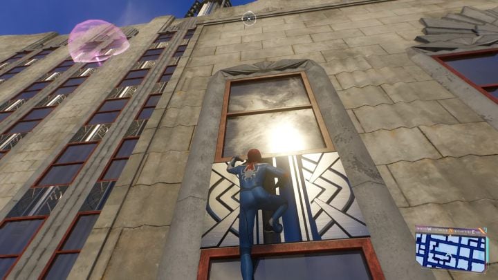 This Spider-bot is found at the very top of Empire State Building - Spider-Man 2: All Spider-bot locations - Secrets and Collectibles - Spider Man 2 Guide