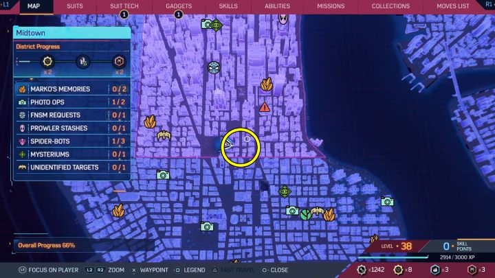 18 - Spider-Man 2: All Spider-bot locations - Secrets and Collectibles - Spider Man 2 Guide