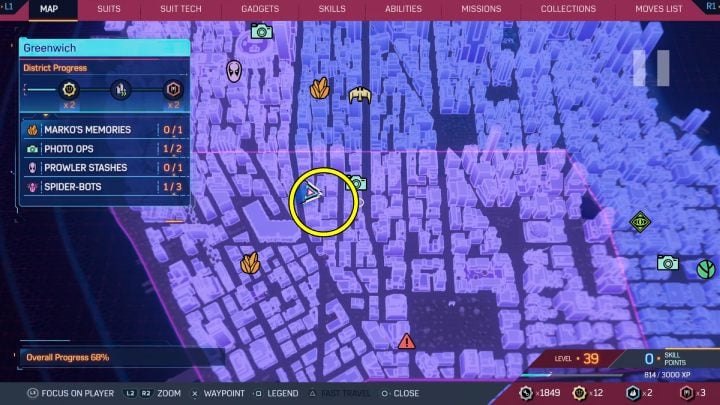 20 - Spider-Man 2: All Spider-bot locations - Secrets and Collectibles - Spider Man 2 Guide