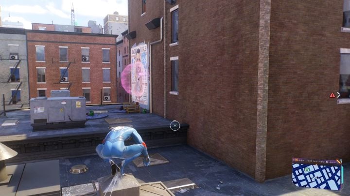 Spider-bot #20 is found on the J - Spider-Man 2: All Spider-bot locations - Secrets and Collectibles - Spider Man 2 Guide