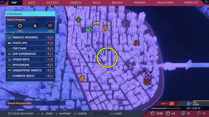 22 - Spider-Man 2: All Spider-bot locations - Secrets and Collectibles - Spider Man 2 Guide