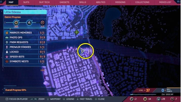 34 - Spider-Man 2: All Spider-bot locations - Secrets and Collectibles - Spider Man 2 Guide