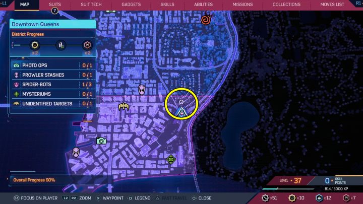 36 - Spider-Man 2: All Spider-bot locations - Secrets and Collectibles - Spider Man 2 Guide