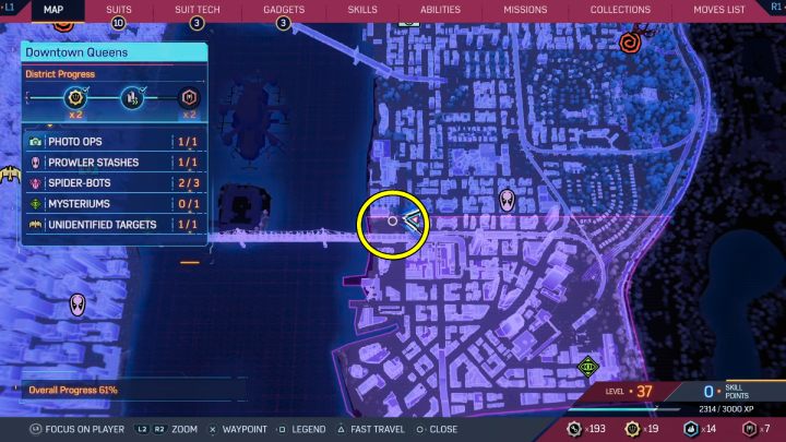 37 - Spider-Man 2: All Spider-bot locations - Secrets and Collectibles - Spider Man 2 Guide