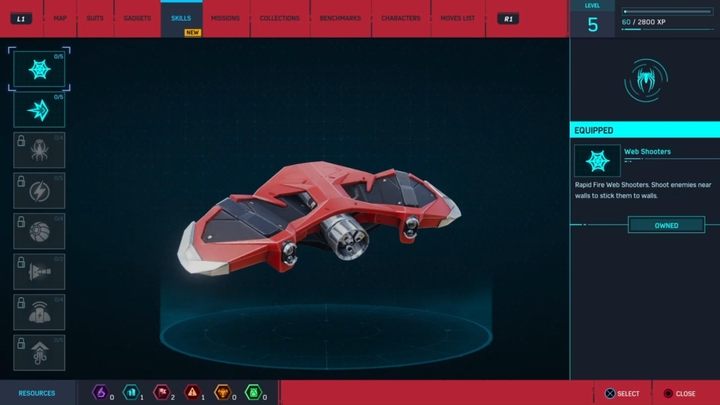 When it comes to gadget regeneration, it depends on time - after using up the ammunition, you have to wait a while until the item is ready to use it again - Marvels Spider-Man: Gadgets - how to renew? - FAQ - Spider-Man Game Guide