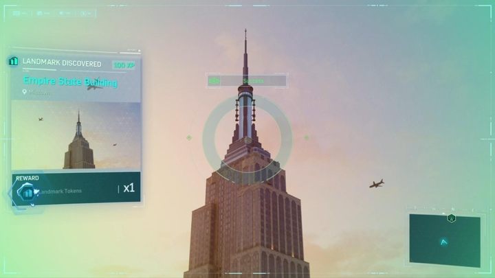 Once you reach a landmark, press the up arrow on the controller - Marvels Spider-Man: Landmarks - Secrets and Side Activities - Spider-Man Game Guide