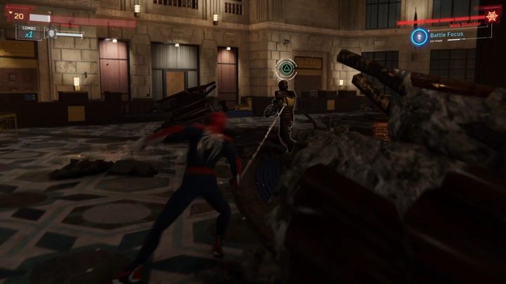 Avoid attacks and wait until the enemy stands idle for a moment - Marvels Spider-Man: Shocker - boss, how to beat? - Bosses - Spider-Man Game Guide