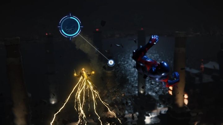 A short QTE sequence is what youll have to deal with next - Marvels Spider-Man: Vulture and Electro - boss, how to beat? - Bosses - Spider-Man Game Guide
