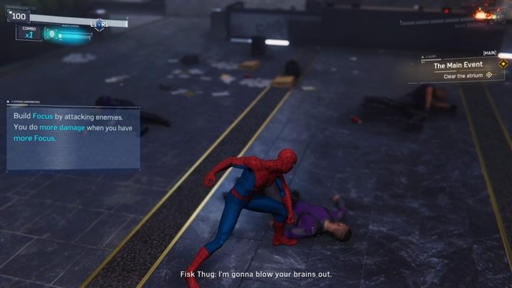 After reaching the building, you will notice a large number of enemies - Marvels Spider-Man: The Main Event - walkthrough - Main missions - Spider-Man Game Guide