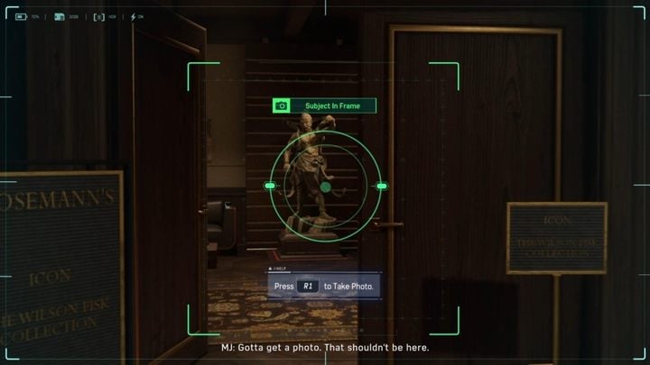 As Mary Jane Watson, follow Rose Rosemann, who is showing you around a museum - Marvels Spider-Man: Dont Touch The Art - walkthrough - Main missions - Spider-Man Game Guide