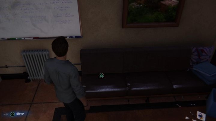 It is time for another short mission - Marvels Spider-Man: Stakeout - Couch Surfing - walkthrough - Main missions - Spider-Man Game Guide