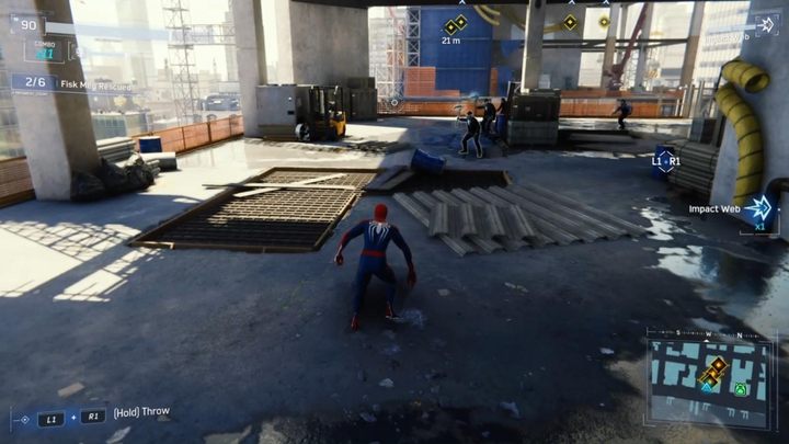 After defeating the enemies, Peter will contact the Kingpin - Marvels Spider-Man: Straw, Meet Camel - walkthrough - Main missions - Spider-Man Game Guide