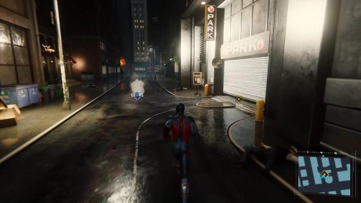 At the beginning of the mission, help the police to fight the bandits - Marvels Spider-Man: Up The Water Spout... - walkthrough - Main missions - Spider-Man Game Guide