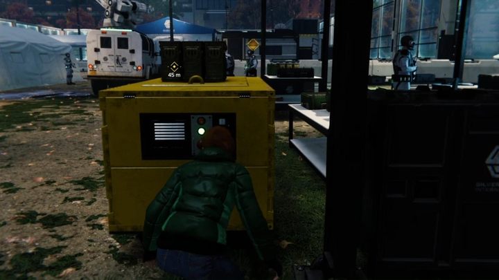 Go down the stairs and take another photo - Marvels Spider-Man: Uninvited - walkthrough - Main missions - Spider-Man Game Guide