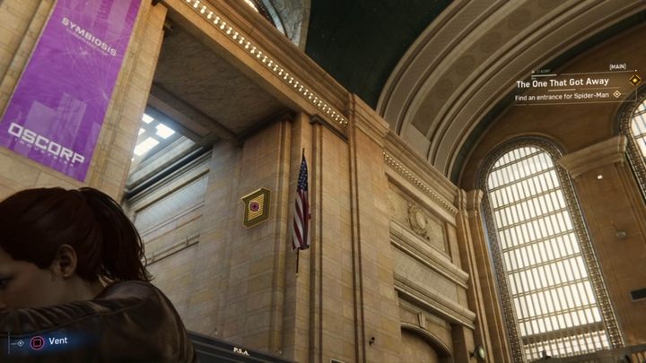Peter will ask you a few details about the situation - the number of drones or the ventilation shaft entrance - Marvels Spider-Man: The One That Got Away - walkthrough - Main missions - Spider-Man Game Guide