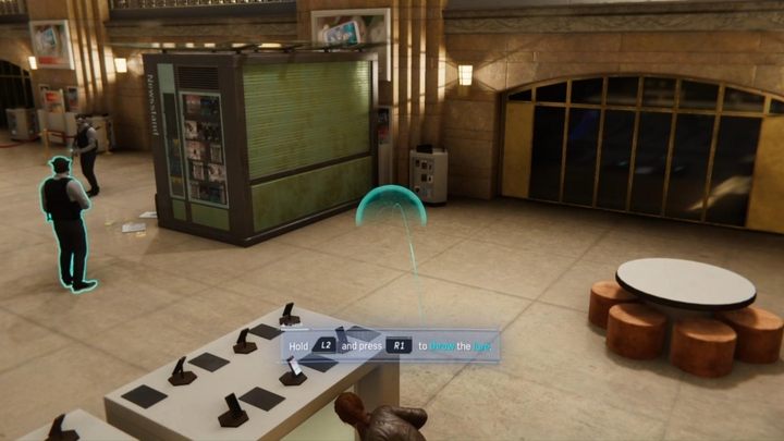 From now on, you can call Peter to catch enemies from the above and quickly stun them - Marvels Spider-Man: The One That Got Away - walkthrough - Main missions - Spider-Man Game Guide