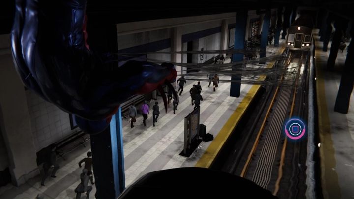 After a very spectacular cutscene, Peter manages to stop the vehicle - Marvels Spider-Man: The One That Got Away - walkthrough - Main missions - Spider-Man Game Guide