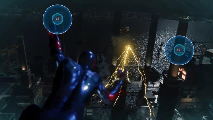 After a while, a short quick-time event awaits you - Marvels Spider-Man: Picking Up the Trail - walkthrough - Main missions - Spider-Man Game Guide