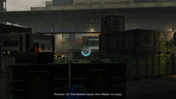 Reach the crates and fire up one more device to make a way for yourself - Marvels Spider-Man: Supply Run - walkthrough - Main missions - Spider-Man Game Guide