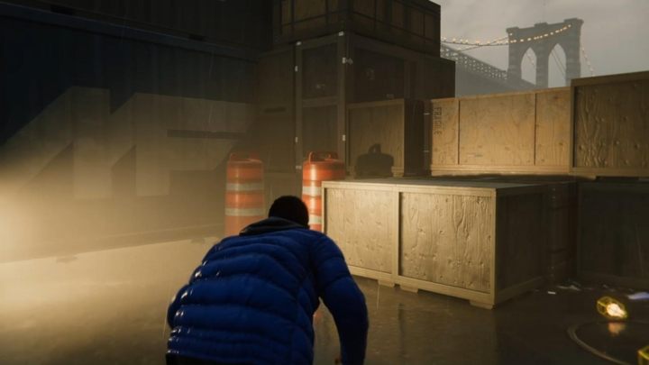 Wait until Rhino goes away and then leave the manhole - Marvels Spider-Man: Supply Run - walkthrough - Main missions - Spider-Man Game Guide