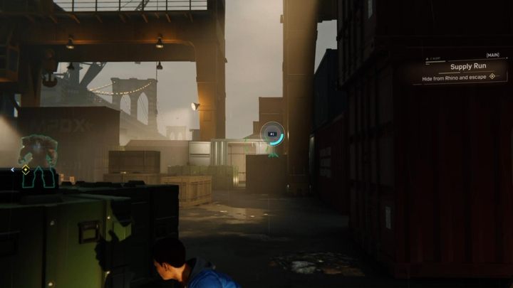 Wait for Rhino to move back his hand, give him a few seconds and leave the tunnel - Marvels Spider-Man: Supply Run - walkthrough - Main missions - Spider-Man Game Guide
