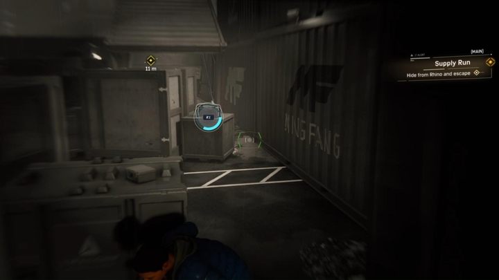 Now run to the indicated container - Marvels Spider-Man: Supply Run - walkthrough - Main missions - Spider-Man Game Guide