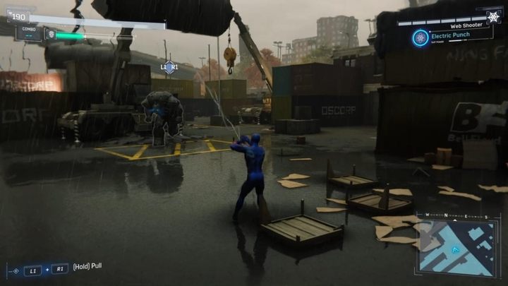 You will begin the battle with Rhino - Marvels Spider-Man: Heavy Hitter - walkthrough - Main missions - Spider-Man Game Guide