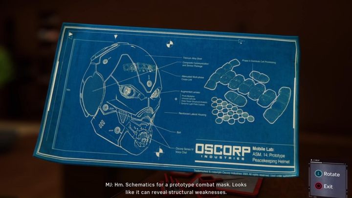 Once here, you can relax a bit and get busy with going through Osborns things in subsequent rooms - Marvels Spider-Man: Step Into My Parlour... - walkthrough - Main missions - Spider-Man Game Guide